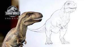 Supercoloring.com is a super fun for all ages: Acrocanthosaurus Jurassic World Evolution Speed Drawing Youtube