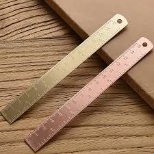 These sentences come from external sources and may not be accurate. 15cm 18cm 20cm Brass Straight Ruler For School Office Stationery Metal Painting Drawing Tools Chancery Measuring Ruler Bookmark Rulers Aliexpress