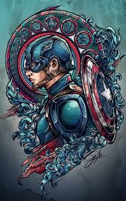 Captain America Captain America Marvel Seni Komik