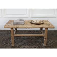 The tabletop is made of two boards of chestnut 1,5 inches thick. Antique Elm Wood Coffee Table Chairish
