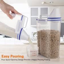 You want small plastic kitchen. Buy Zenhome Rice Storage Bin Cereal Containers Dispenser Kitchen Food Grain Rice Container With Bpa Free Plastic Online Shop Home Garden On Carrefour Uae
