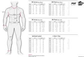 Size Chart Kw Racewear