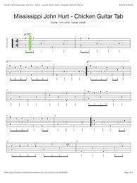 Ukulele players all over the world have direct access to ukutabs its large and completely free curated song archive which is constantly being updated with new songs. Chicken Tab By Mississippi John Hurt Guitar Acoustic Guitar Steel Songsterr Tabs With Rhythm Pdf Irish Musical Instruments Musical Compositions