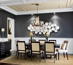 Dining Room Accent Wall 1 With Decorative Plates Founterior Dining Room Wall Decor Dining Room Colors Grey Dining Room