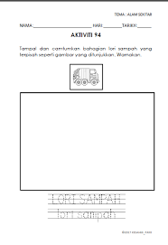 Softcopy Pdf Lembaran Kerja Bertema Kesah Kanak Kanak Facebook