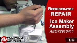 Lg refrigerator ice maker not working. Lg Refrigerator Ice Maker Assembly Diagnostic Repair Youtube