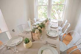 A dining room table is an important part of your home. How To Build A Temporary Table For Holiday Hosting