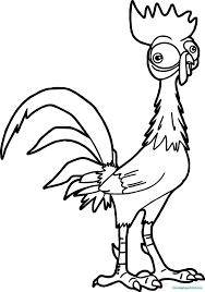 Hei Hei Printable Disney Coloring Pages Cartoon Coloring Pages Disney Coloring Pages Moana Coloring Pages