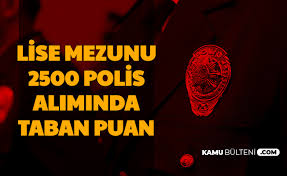 2021 pmyo sınav şartları içerisinde 2021 tyt sınavında en az 250 ham puan alma şartı. Polis Okullarina 2500 Polis Aliminda Taban Puan