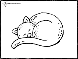 Exercice D Apprentissage Des Chiffres De 1 A 5 Kiddicoloriage Coloriage Coloriage Vacances Chat Endormi