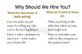 I would love to bring the coding and content skills i learned. Why Should We Hire You By Microsoft Awarded Mvp Learn In 30sec Wikitechy