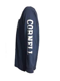 Cornell Comfort Color LS Pocket Tee-Blue