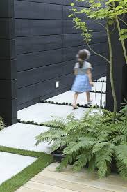 Photo 2 Of 8 In A Low Key Landscape Gives A Vancouver Family A New Concrete Patio Wood Fence Horizontal Fence