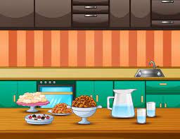 Click to view uploads for coolhand1180213301. Download Modern Kitchen Interior Background Template Cartoon Dinner Room With Furniture For Free Modern Kitchen Interiors Dinner Room Kitchen Interior