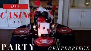From birthday parties to corporate events, partycheap makes the perfect atmosphere easy. Casino Party Decoration Ideas Diy Casino Party Centerpiece Youtube