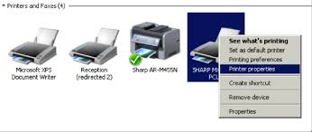 Whether a machine is online or offline. How To Configure Sharp Print Driver With Installed Options