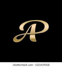 Looking for online definition of ap or what ap stands for? Ap Gold Monogram Logo Vector Stock Vector Royalty Free 1521419318