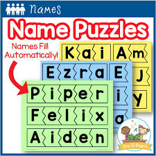 You can get several types to switch things up, if you would like. Printable Name Puzzles For Preschool Or Kindergarten Name Recognition