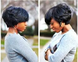 This long hairstyle for women has straight bangs that fall at eyebrow level and are not tapered into the the rest of the hair tapers in length from back to front. 60 Trendy Short Hairstyles For Classy Black Women