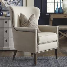 Victoria Accent Chair By Bassett Furniture Features A Barrel Shaped Back Accent Chairs Family Room Accent Chair Wingback Chair Living Room