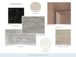 To add to the difficulty, our kitchen has cherry cabinets that are reddish/orangish, and ideally the floor should be the same color, or at least coordinate with the rest of the floor. Masculine Modern Farmhouse Bathroom Design Concept Progress Photos Interior Designer Des Moines Jillian Lare