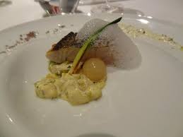 The prestigious basque chef martin berasategui has arrived to barcelona to offer us the best of his signature cuisine, and he does so in the famous barcelona's hotel monument, on passeig de gràcia. Sea Bream Picture Of Restaurante Lasarte Barcelona Tripadvisor