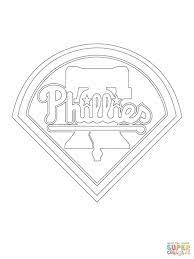 Philadelphia phillies logo coloring page for kids and adults from sports coloring pages mlb coloring pages. Philadelphia Phillies Coloring Pages Learny Kids