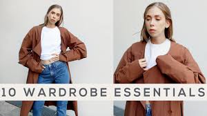 Good use of led lighting. Top 10 Things You Need In Your Closet Essential Wardrobe Basics Youtube