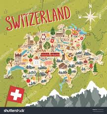 Travel Infographic Vector Stylized Map Of Switzerland Travel Illustration With Swiss Landmarks Nature People Food And Symbols Infographicnow Com Your Map Of Switzerland Travel Infographic Switzerland Travel