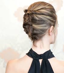 Braid the ponytail all the way down, and tie it off with a clear elastic. 60 Gorgeous Updos For Short Hair That Look Totally Stunning
