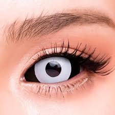 Image result for black sclera contacts