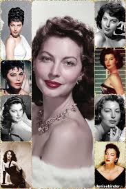 Ava Gardner in her later years.