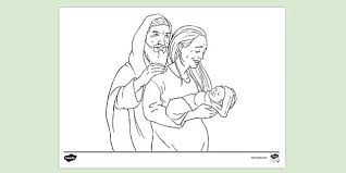 This john introduced jesus coloring page shows john preaching in the wilderness and telling people about jesus. Free Baby John The Baptist Colouring Colouring Sheet