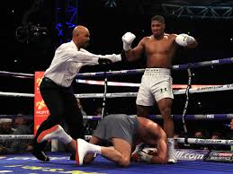 Joshua konnte den kampf durch technischen k. Anthony Joshua Knocks Out Wladimir Klitschko In A Heavyweight Classic