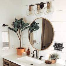 Round led backlit mirror with frosted strip inset from edge of mirror and with halo lighting. Mata 3 Light Dimmable Vanity Light Reviews Joss Main Bathroom Vanity Decor Round Mirror Bathroom Bathrooms Remodel