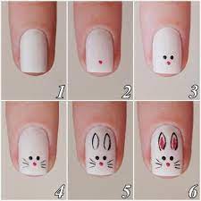Cómo hacer diseños de uñas fáciles para niñas. Decora Tus Unas Con La Magia De La Pascua Inspirate Con Diversos Disenos Unas Decoradas F Easter Nail Art Tutorial Minimalist Nails Easter Nail Art Designs