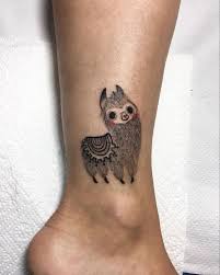 Animal Tattoos Cute Elephant Tattoo Llama Tattoo
