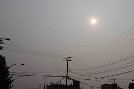 I'm down the inlet and can see about 5 miles. Smoky Skies Expected To Continue Throughout Monday Vancouver Island Free Daily