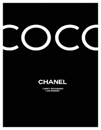 Black And White Model Poster Chanel Print Fashion Art Print Modern Minimalist Print Fashion Poster Chanel Poster Black White Fashion Wall Art Digital Download Fashion Art Prints Chanel Print Minimalist Prints