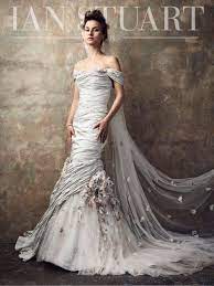 Babylon Gown By Ian Stuart Grey Wedding Dress Wedding Dresses Bride