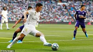 James rodriguez has hit out at accusations he is unprofessional and addressed speculation about his future at real madrid. James Rodriguez S Real Madrid Exit All But Off After Playmaker Sustains Calf Injur Daily Mail Online