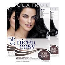 You can dye your hair black using henna and indigo powder or use organic coffee. Amazon Com Clairol Nice N Easy Original Permanent Hair Color 2 Black 3 Count Chemical Hair Dyes Beauty