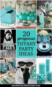 20 Gorgeous Tiffany Party Ideas Tiffany Party Breakfast At Tiffanys Party Ideas Tiffany Theme Party