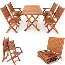 Antique mission oak stickley style childs rocker rocking. Wooden Dining Set Sydney Garden Chair Table Furniture Outdoor Patio Conservatory Ebay