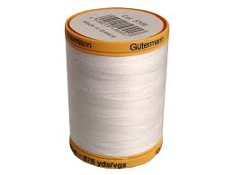 Gutermann 100 Natural Cotton Sewing Thread 875 Yd 5709 White 1