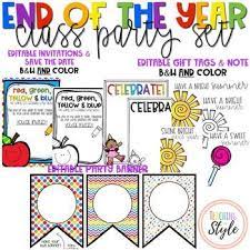 It's of my grandmother, you know. Editable End Of The Year Class Party Invitations By Mrs Ritz And Kidz