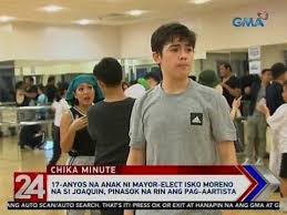 Isko moreno is the screen name of francisco domagoso. 24 Oras 17 Anyos Na Anak Ni Mayor Elect Isko Moreno Na Si Joaquin Pinasok Na Rin Ang Pag Aartista Youtube