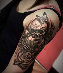 Get the best deals on gothic temporary tattoos when you shop the largest online selection at ebay.com. 180 Skull Tattoos For Girls 2021 Meaningful Designs With Cross Bones And Sleeve Ideas