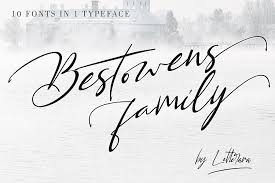 All fonts are comes with a different handy set of opentype stylistic alternates, ornament, ligatures, multiple language support. Bestowens Family Font Dafont Free