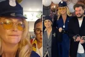 This Morning's Josie Gibson transforms into a sexy cop as she dresses up  for New Year's Eve bash